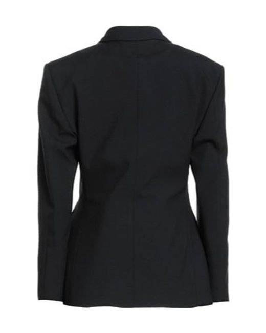 Balenciaga Black Simple Suit Jacket