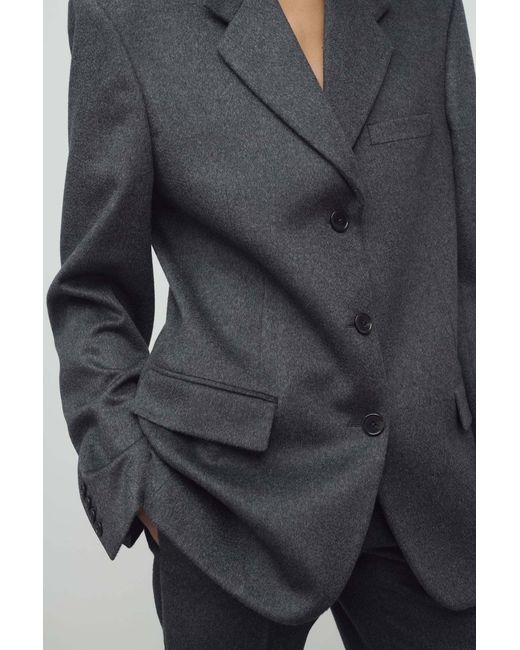 The Row Black Single Breasted Jacket
