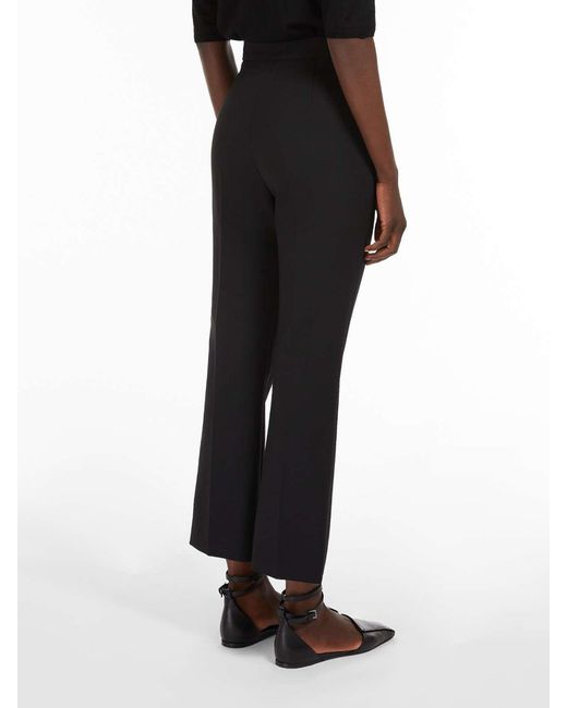 Max Mara Black Pleated Casual Pants