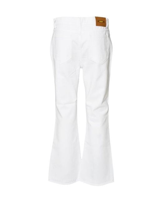 Aspesi White Denim Jeans