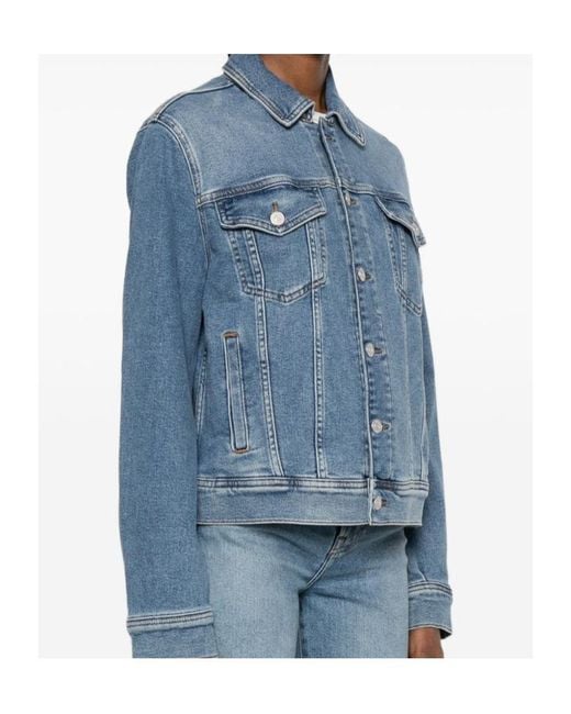 Blue Seven Blue Adi Trucker Jacket