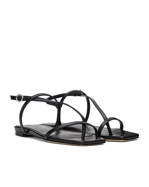 Aeyde Brown Ella Flat Sandals