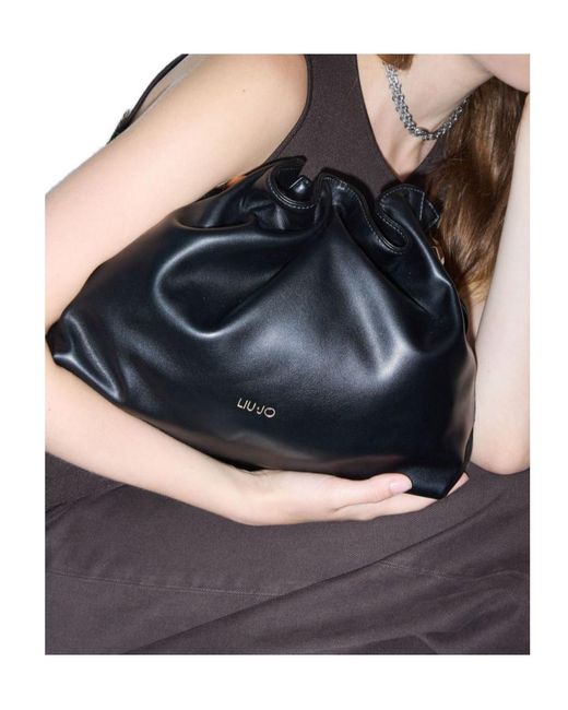 Liu Jo Blue Medium Riccy Shoulder Bag