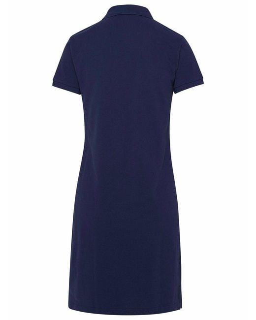 Polo Ralph Lauren Blue Logo Embroidered Polo Dress