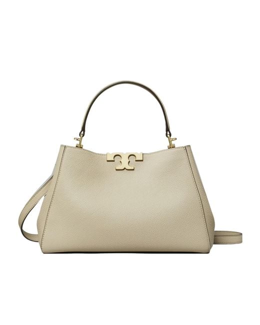 Tory Burch Natural Eleanor Medium Tote Bag