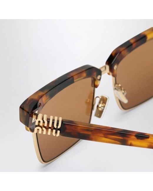 Miu Miu Multicolor Logo Sunglasses