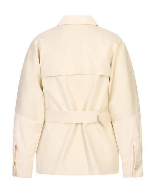 Fabiana Filippi Natural Belted Casual Jacket