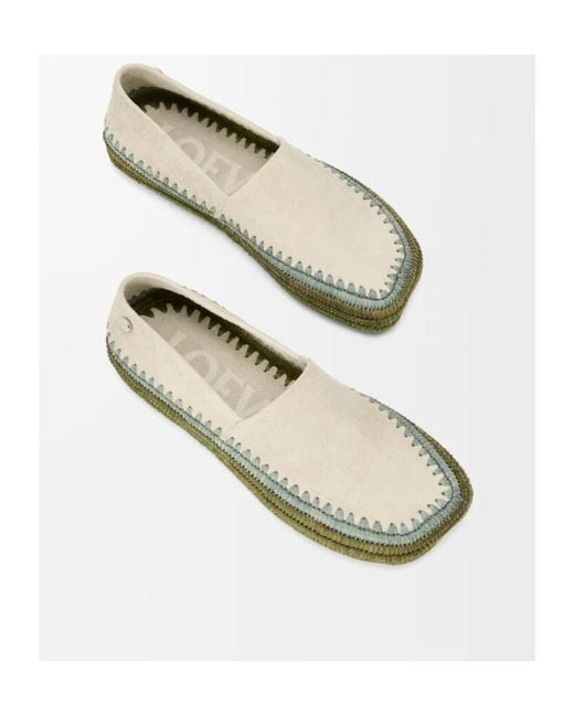 Loewe Green Rio Slippers