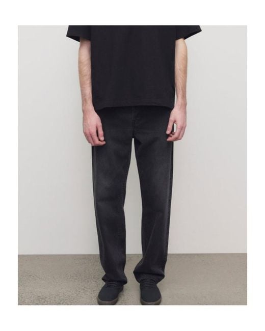The Row Black Tarino Straight Leg Jeans for men