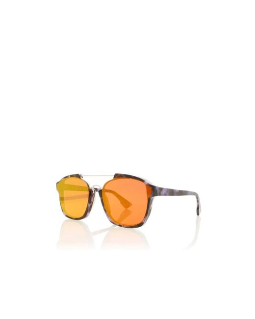 Dior Orange Leopard-Print Sunglasses With Leg Details for men