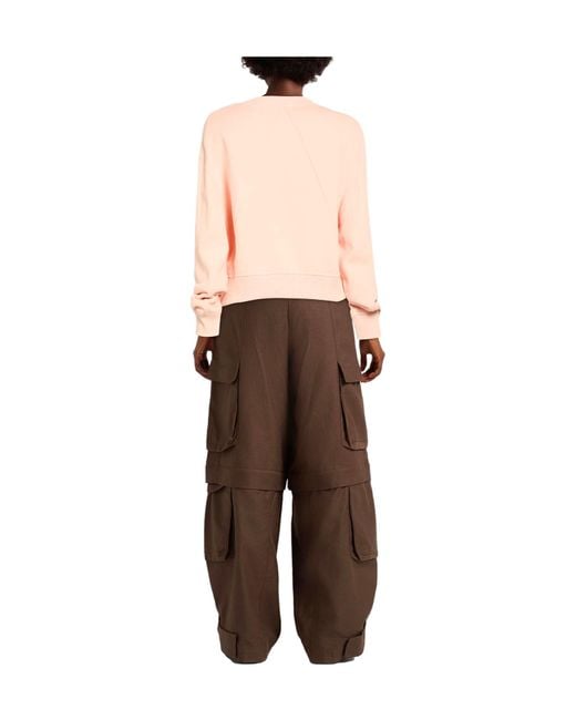 Rag & Bone Pink Versatile Solid Long-Sleeve Sweatshirt