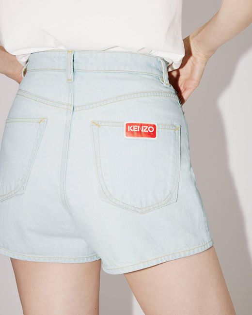KENZO Blue Denim Shorts