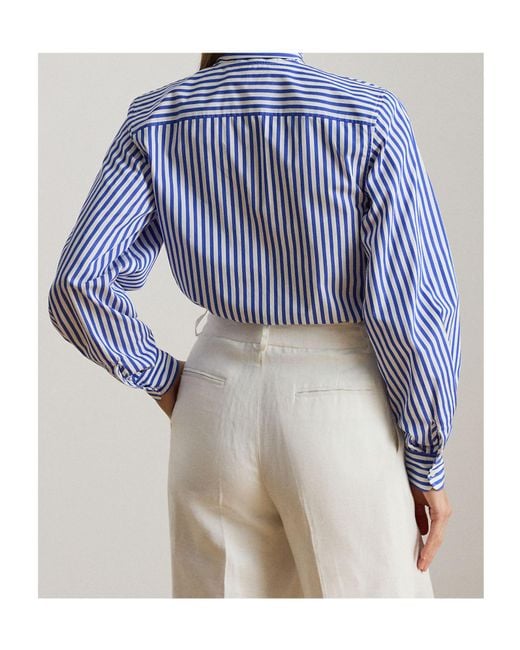 Ralph Lauren Blue Striped Shirt