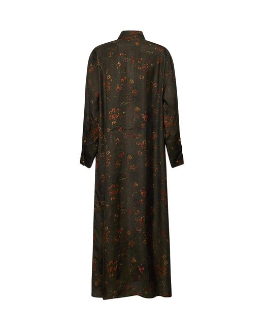 Uma Wang Multicolor Long-Sleeved Dress