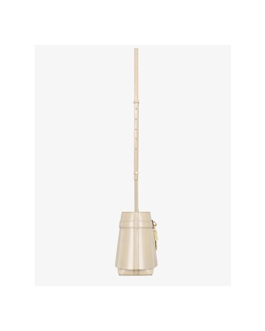 Givenchy White Shark Lock Bucket Bag