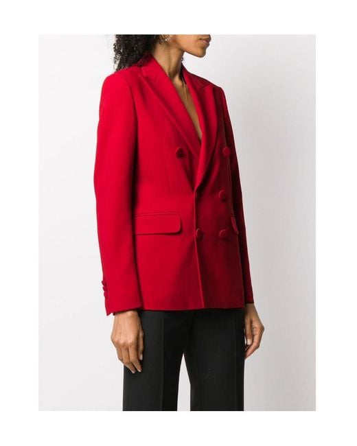 DSquared² Red Double-Breasted Blazer