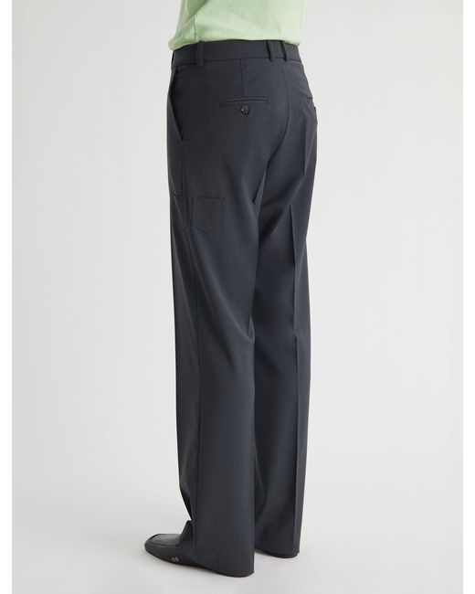 Paloma Wool Blue Belt Loop Trousers for men