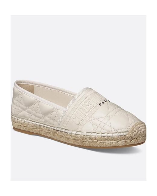 Dior White Granville Espadrille