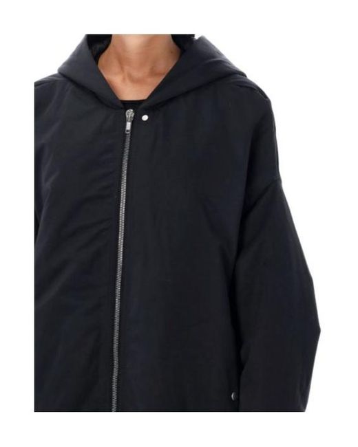 Rick Owens Black Porterville Hooded Peter Jacket