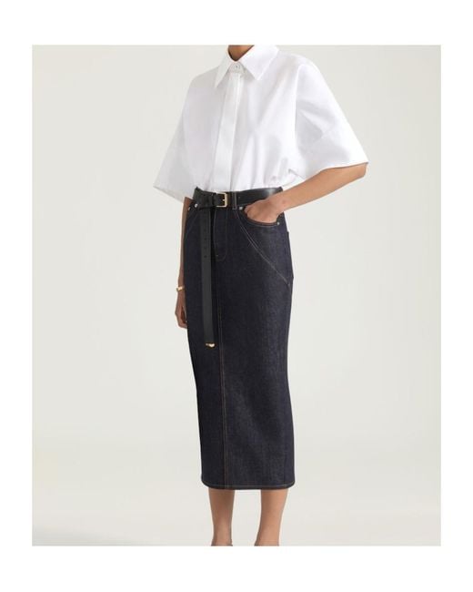 Givenchy White Collared Short-Sleeve Poplin Shirt