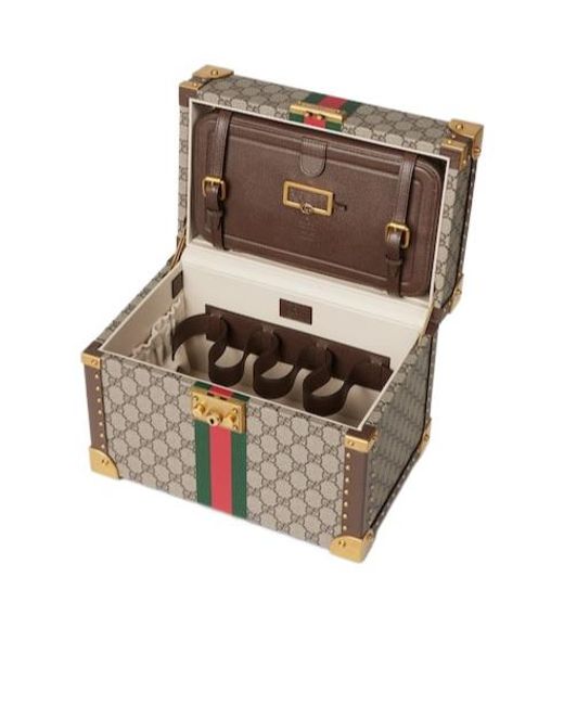 Gucci Brown Savoy Medium Beauty Case