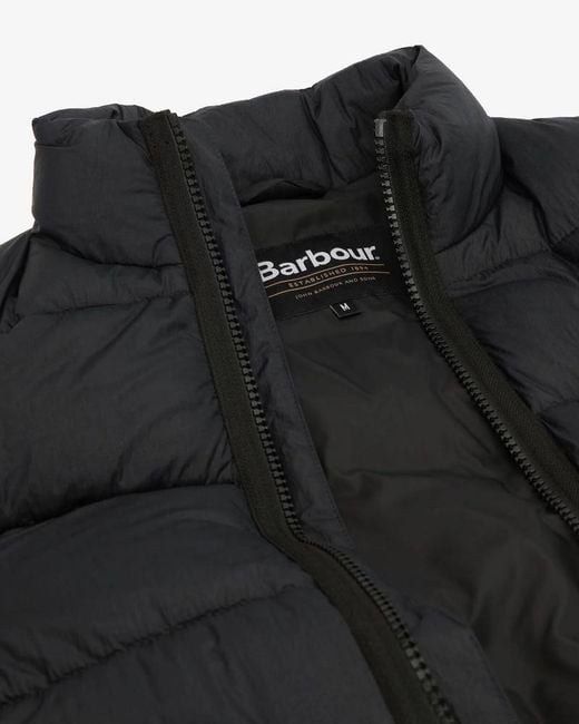 Barbour Black Offshore Padded Jacket for men