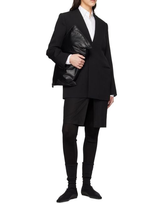 The Row Black Logo Blazer