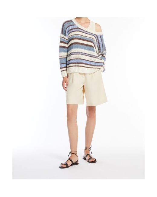 Weekend by Maxmara White Long Sleeve Sweater
