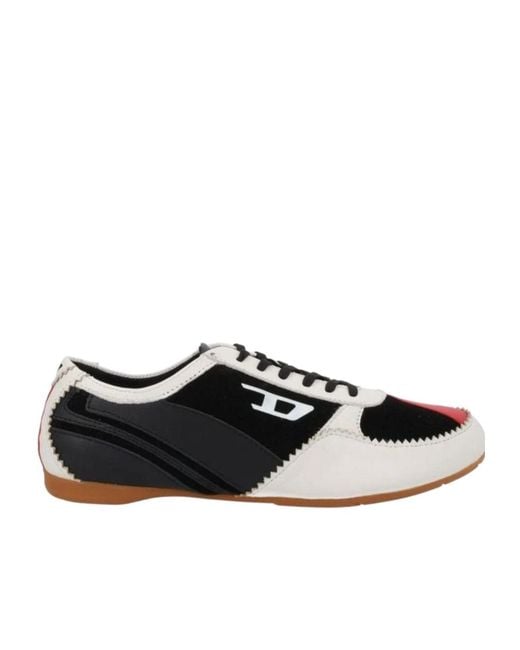 DIESEL Black D-Mile Low-Top Sneakers