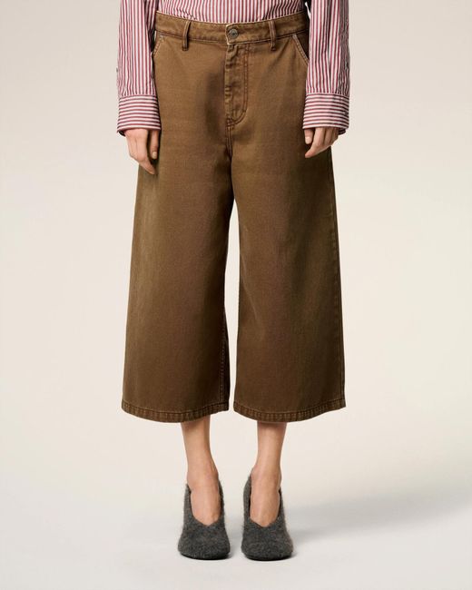 AMI Brown Bermuda Long