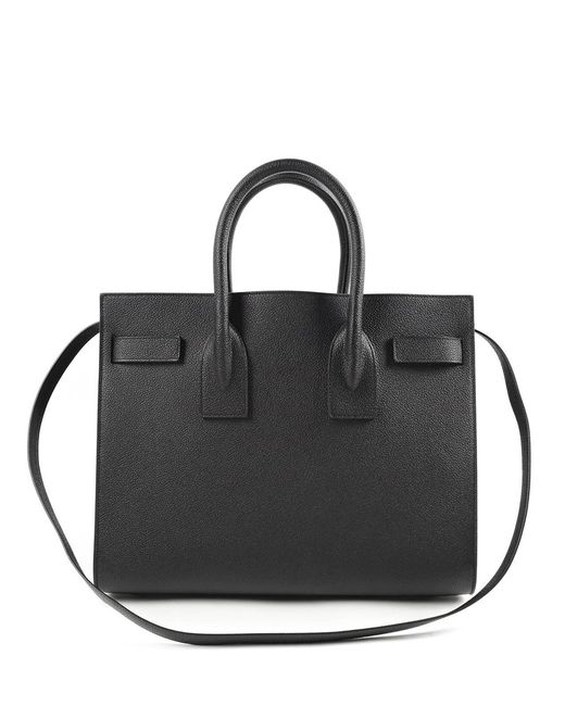 Saint Laurent Black Small Sac De Jour Tote Bag