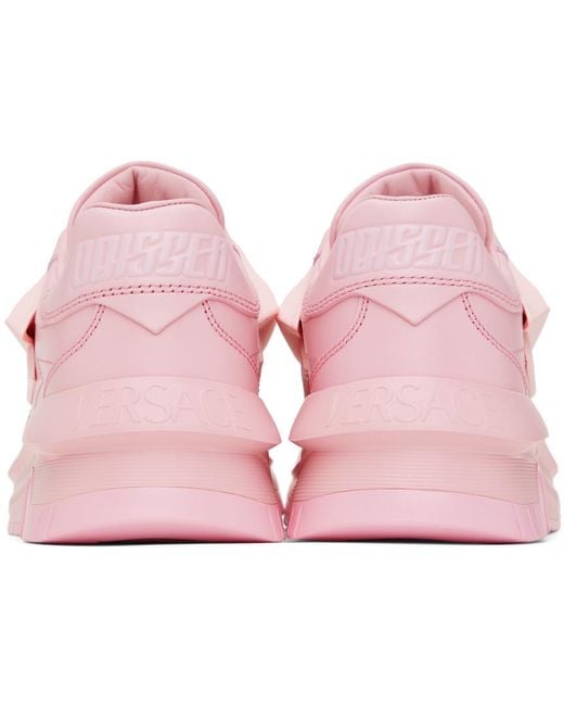 Versace Pink Odissea Low-Top Sneakers