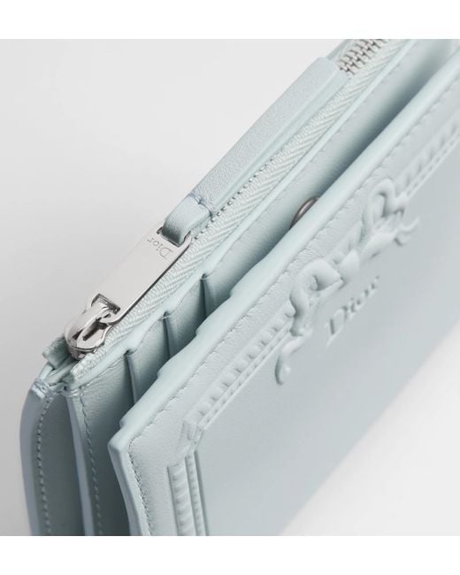 Dior Gray Medaillon Dahlia Wallet
