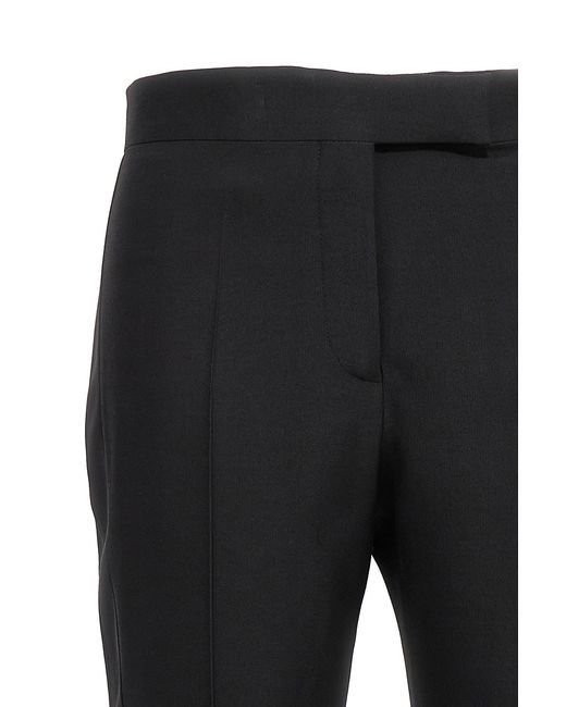 Tom Ford Black High-Waist Straight-Leg Trousers