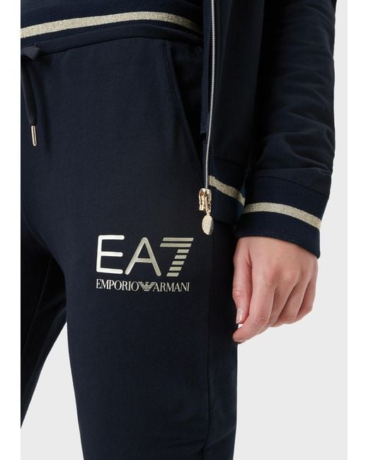 EA7 Blue Train Core Sweatshirt Set