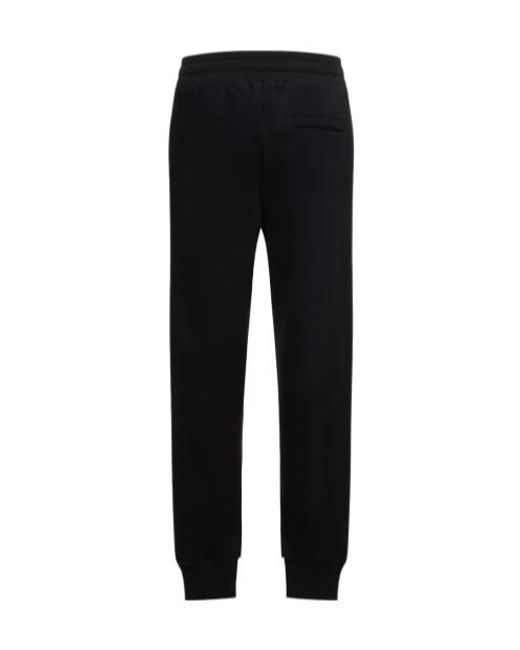 Dolce & Gabbana Black Stone Logo Sweatpants for men