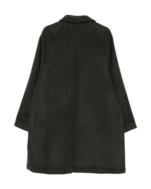 RANRA Black Long-Sleeved Coat for men