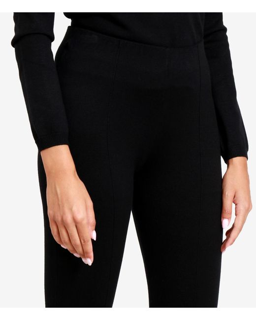 Semicouture Black Flared Casual Pants