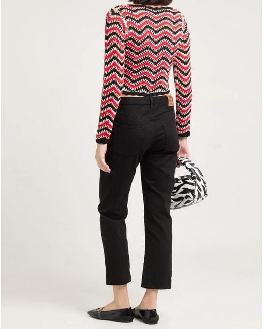 Ganni Red Cardigans