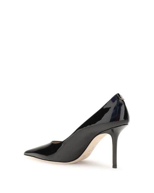 Jimmy Choo Black 85Mm Love Patent-Leather Pumps