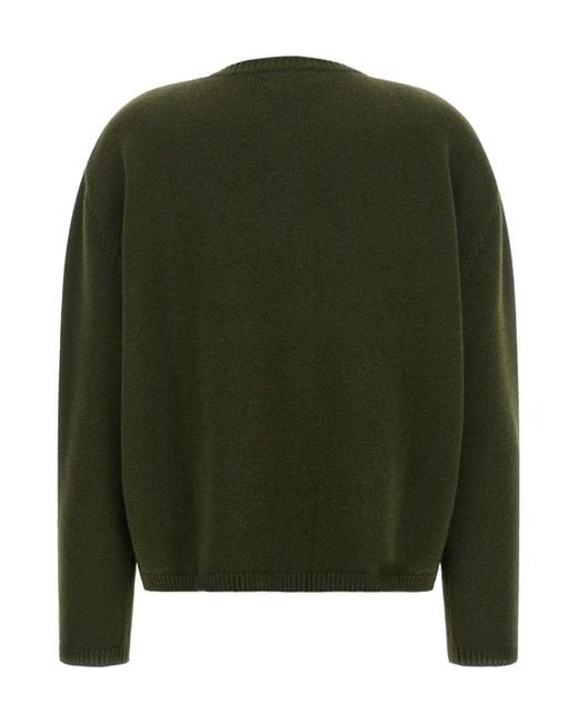 Be You Green 2030 Relaxed V-Neck Knitted Sweater