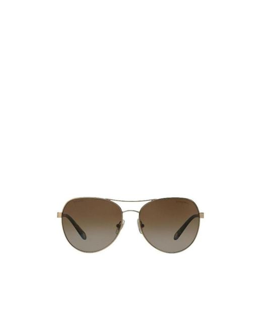Tiffany & Co Metallic Logo Sunglasses