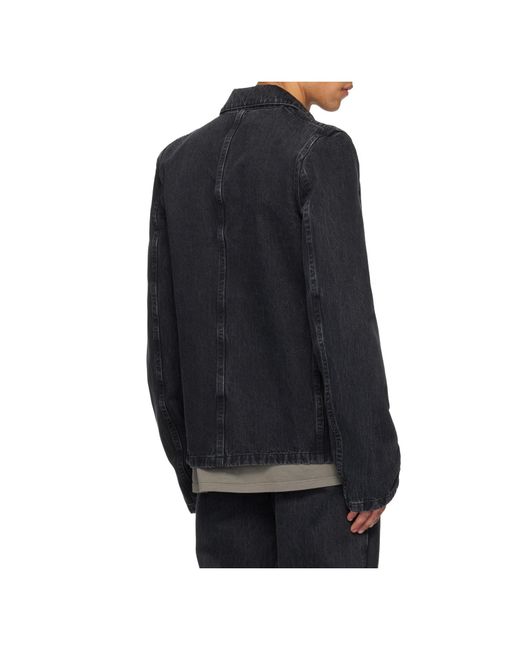 Rier Blue Pocket Denim Jacket for men