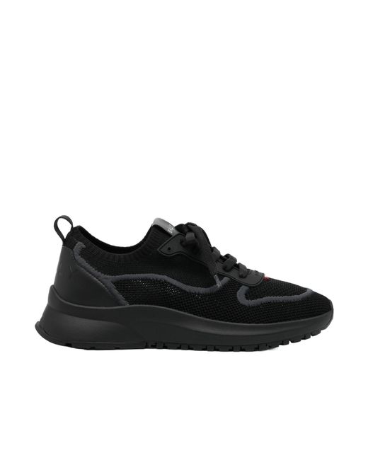 Bally Black Davyn Mesh Sneakers for men
