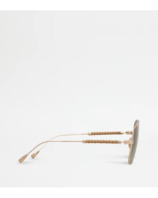 Tod's Green Full-Rim Sunglasses