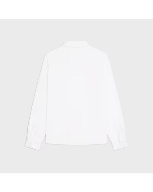 Céline White Overshirt for men