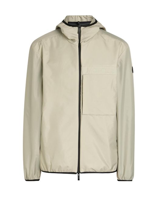 Moncler Natural Fonteghi Hooded Nylon Jacket for men