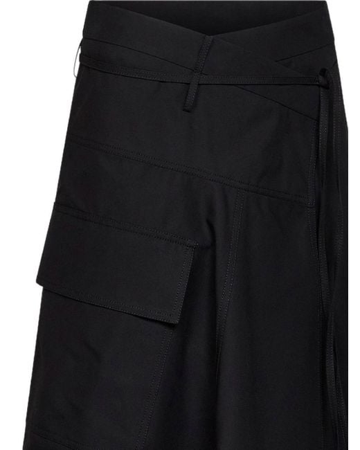 Bottega Veneta Black Asymmetrical Skirt