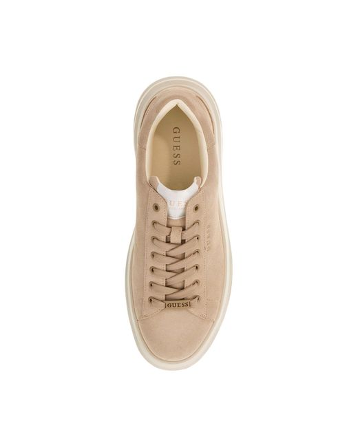 Guess Natural Elba Suede Sneakers for men