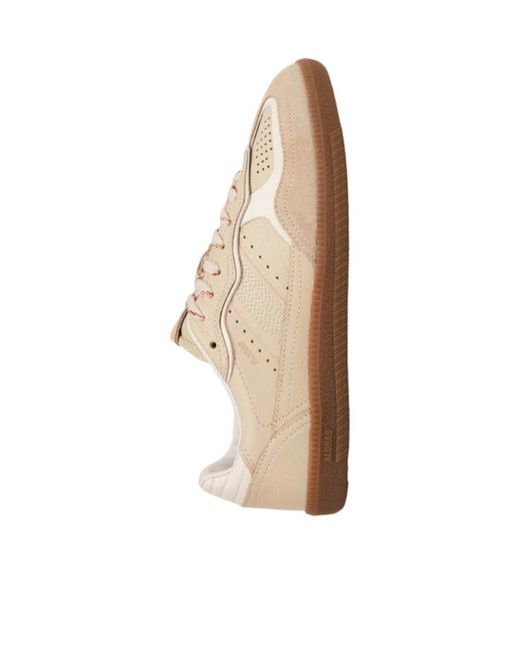 Alohas White Tb.490 Rife Grain Lace-Up Sneakers